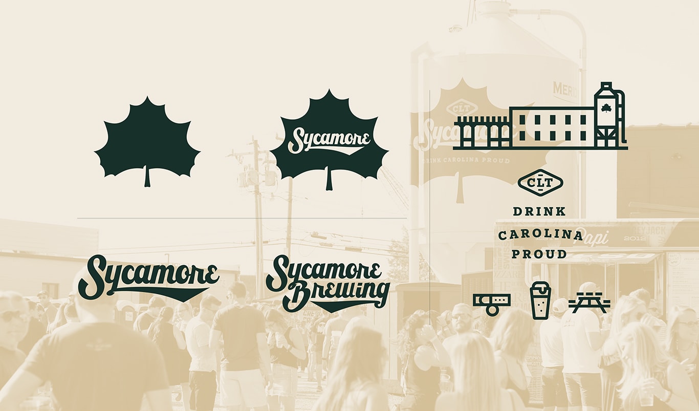 Logo design for Sycamore Brewing